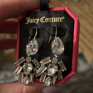 Juicy Couture Silver Earrings
